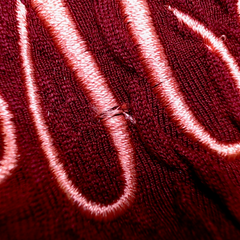 BLOOPER CLOTHING: Monogrammed Cable Knit Pullover