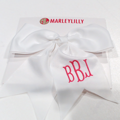 BLOOPER KIDS: Monogrammed Girls Hair Bow