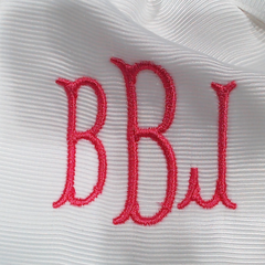 BLOOPER KIDS: Monogrammed Girls Hair Bow