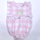 BLOOPER KIDS: Monogrammed Baby Soft Jersey Bubble