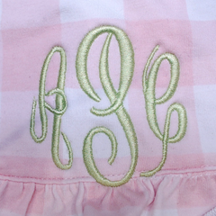 BLOOPER KIDS: Monogrammed Baby Soft Jersey Bubble