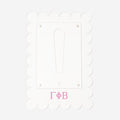 gamma phi beta scalloped picture frame