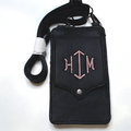 BLOOPER ACCESSORY: Monogrammed Phone Crossbody