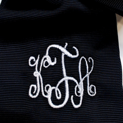 BLOOPER ACCESSORY: Monogrammed Girls Hair Bow