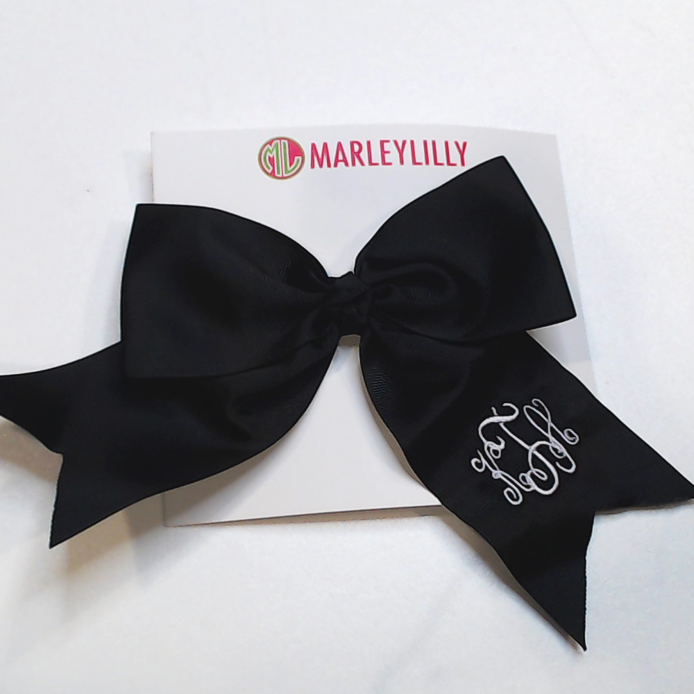 BLOOPER ACCESSORY: Monogrammed Girls Hair Bow