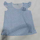 BLOOPER CLOTHING: Monogrammed Ruffle Pajama Top