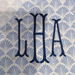 BLOOPER CLOTHING: Monogrammed Ruffle Pajama Top
