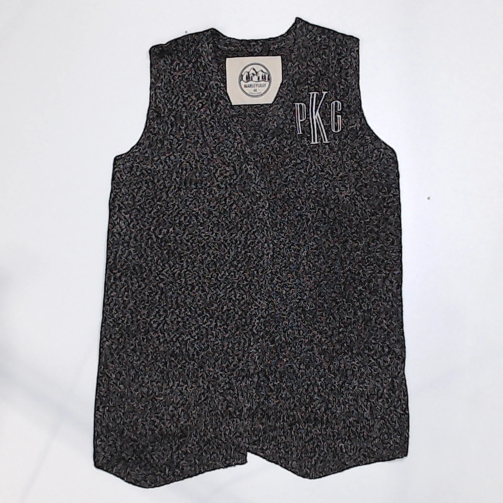 BLOOPER KIDS: Monogrammed Youth Knit Vest