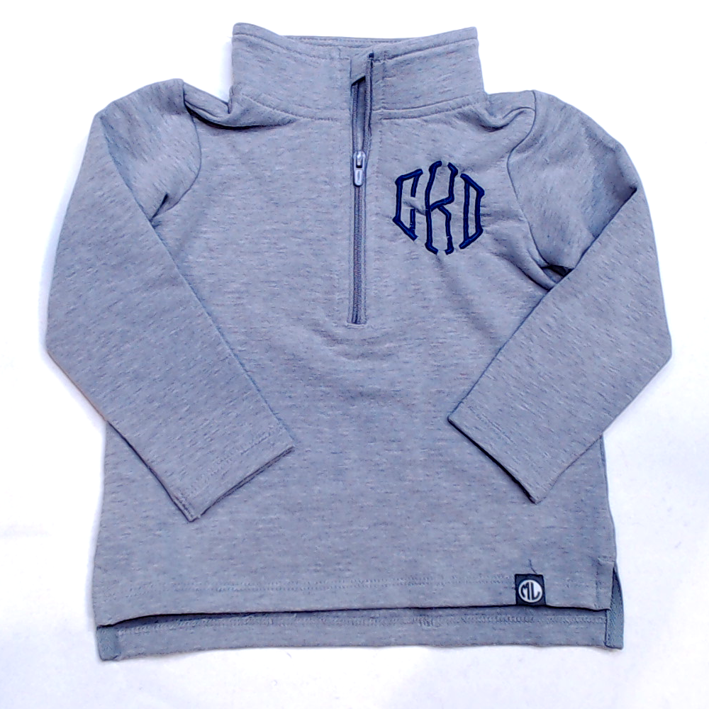 BLOOPER KIDS: Monogrammed Kids Pullover Sweatshirt