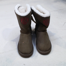 BLOOPER SHOES: Monogrammed Kids Sherpa Tie Booties