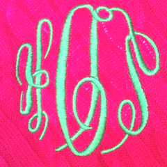 BLOOPER CLOTHING: Monogrammed Poncho