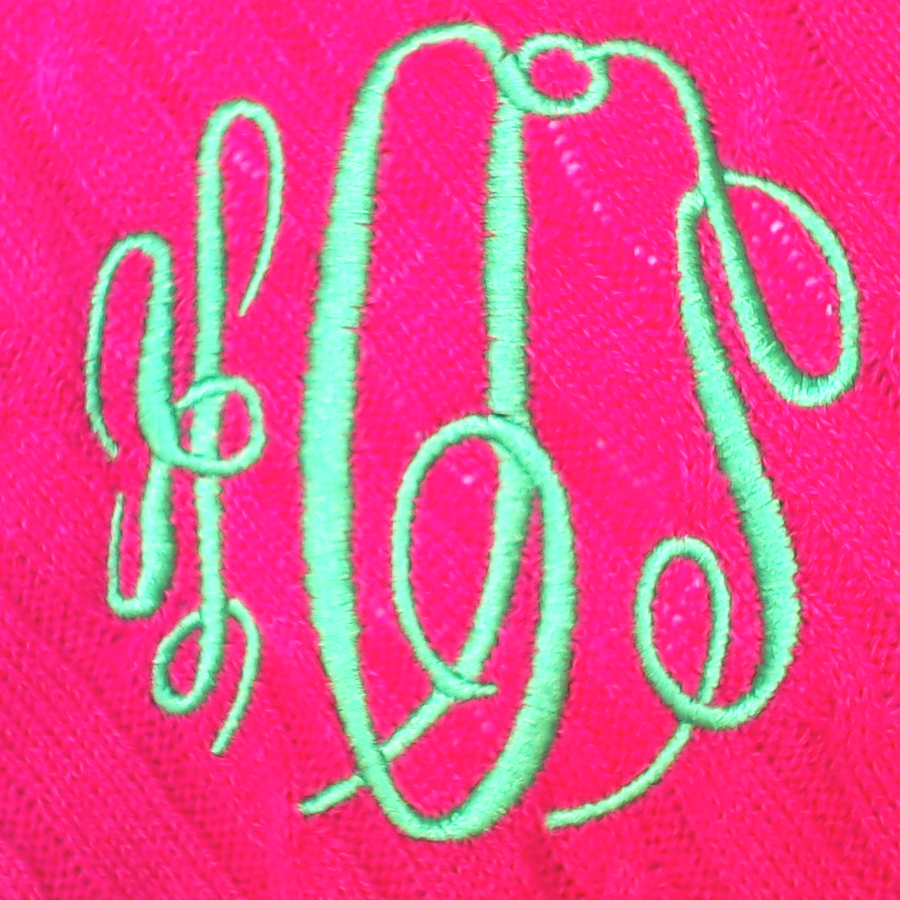 BLOOPER CLOTHING: Monogrammed Poncho