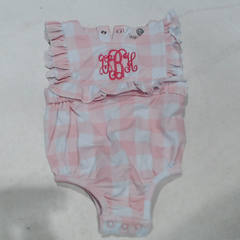 BLOOPER KIDS: Monogrammed Baby Soft Jersey Bubble