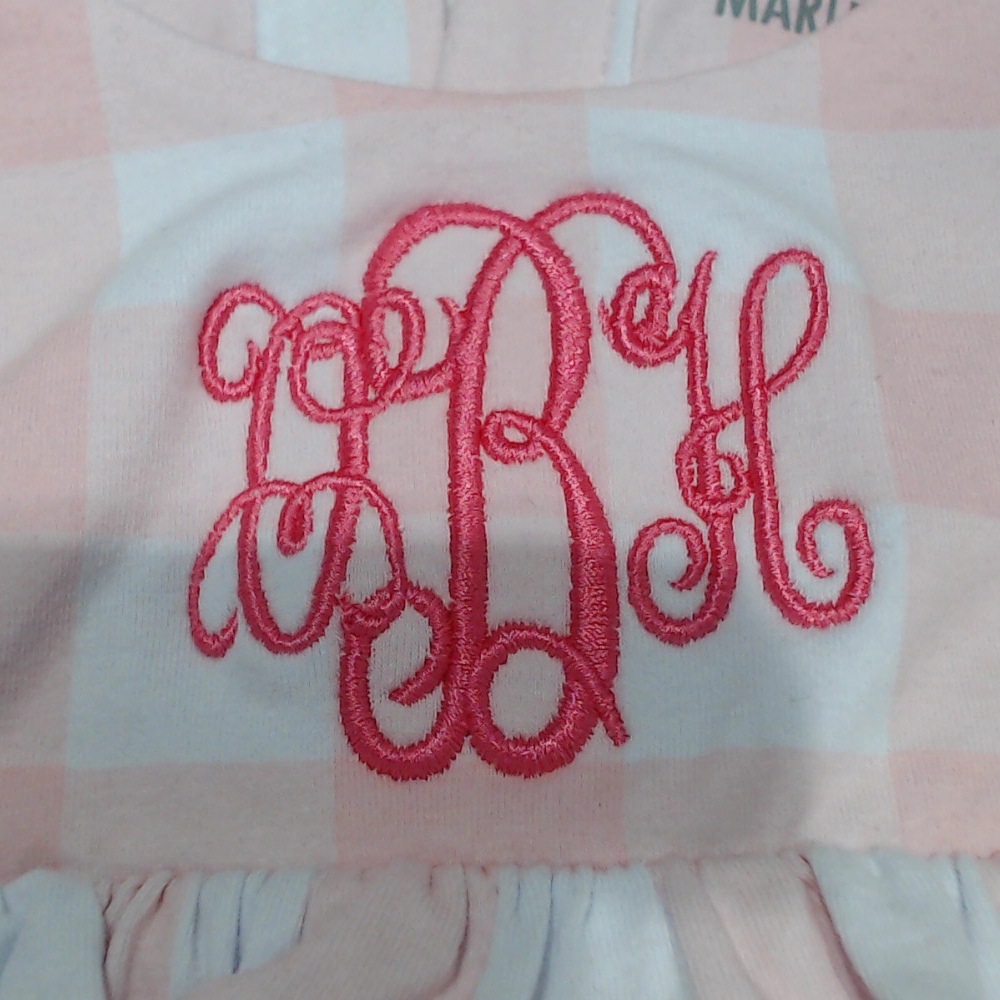 BLOOPER KIDS: Monogrammed Baby Soft Jersey Bubble