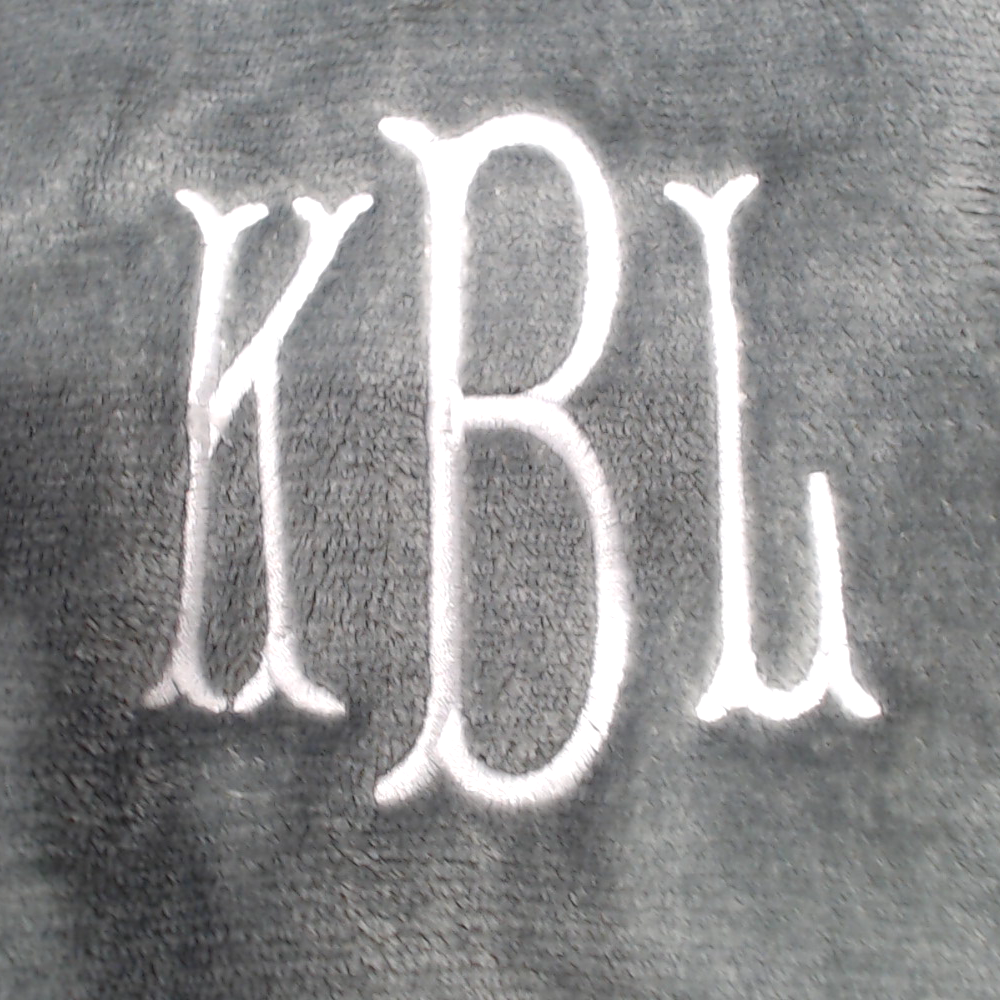 BLOOPER CLOTHING: Monogrammed Blanket Hoodie