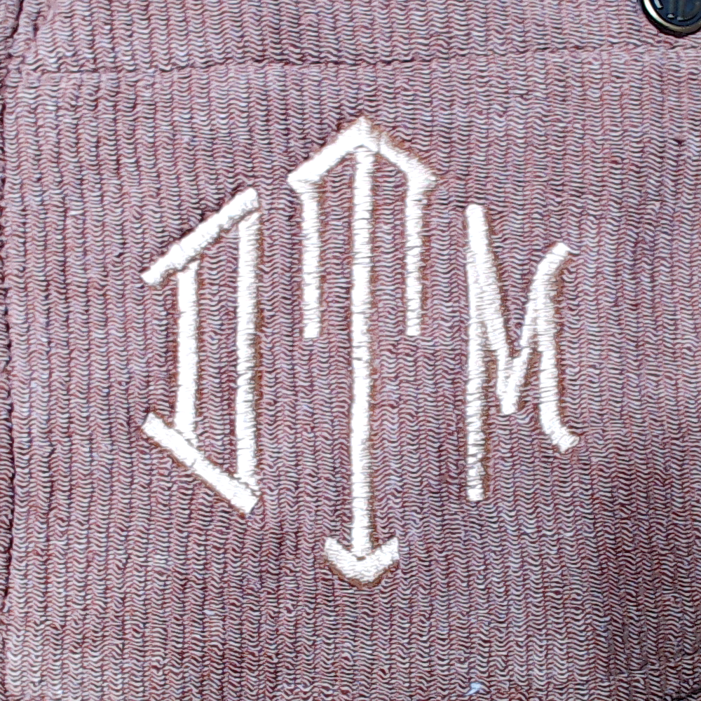 BLOOPER CLOTHING: Monogrammed Shirt Jacket