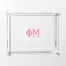 Phi Mu Acrylic Tray | Clear