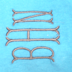 BLOOPER CLOTHING: Monogrammed Quarter Zip Sweatshirt