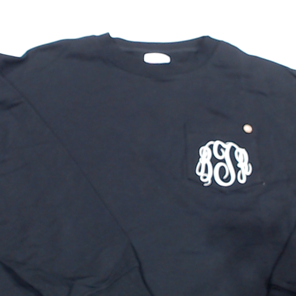 BLOOPER CLOTHING: Monogrammed Crewneck Sweatshirt