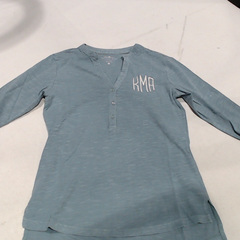 BLOOPER CLOTHING: Monogrammed Henley