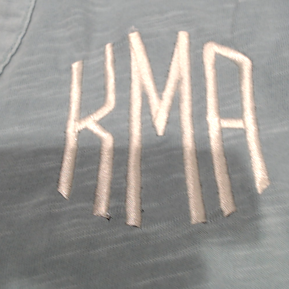 BLOOPER CLOTHING: Monogrammed Henley