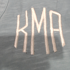 BLOOPER CLOTHING: Monogrammed Henley