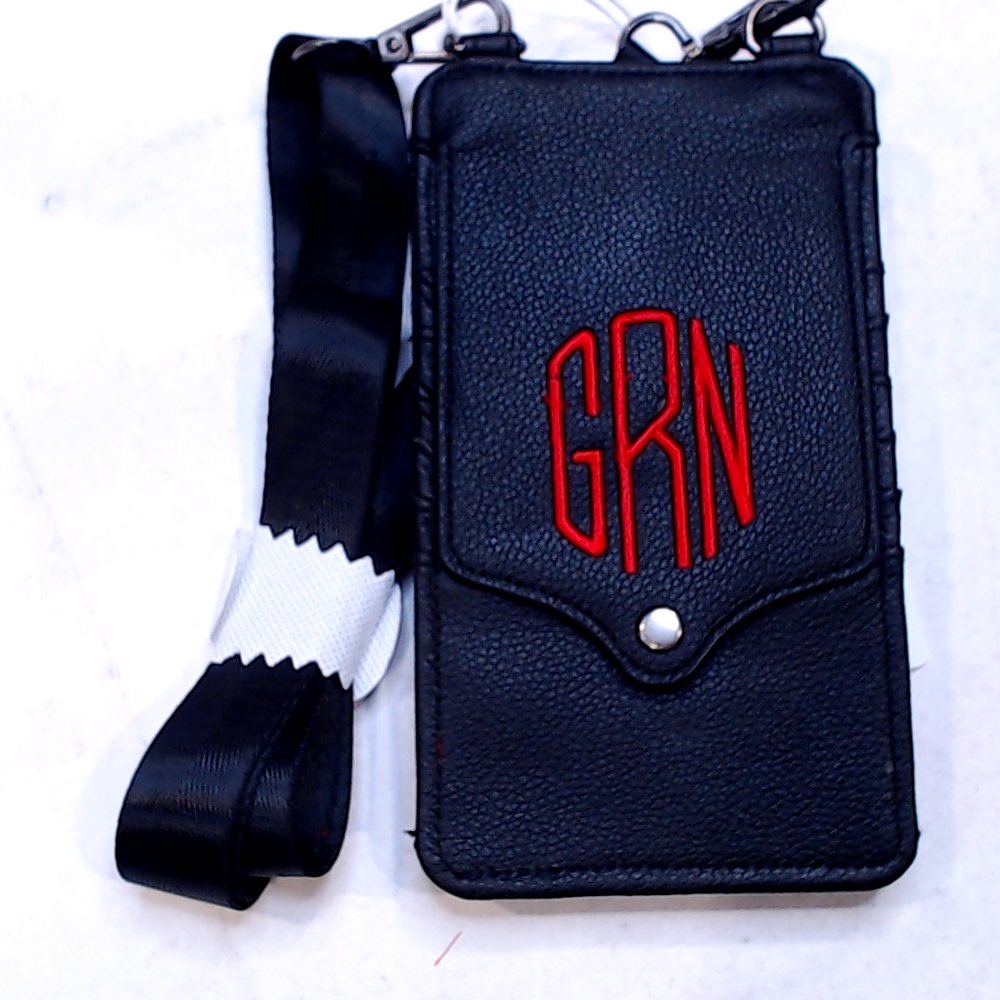 BLOOPER BAG: Monogrammed Phone Crossbody