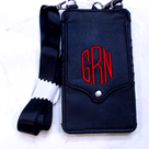 BLOOPER BAG: Monogrammed Phone Crossbody