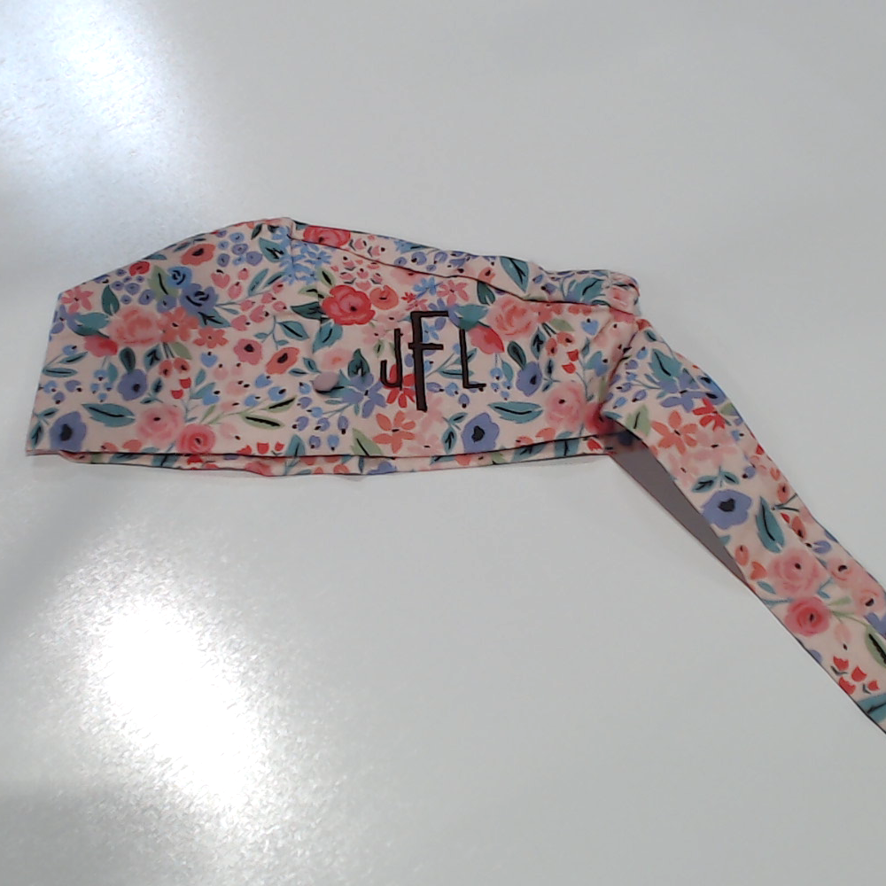 BLOOPER ACCESSORY: Monogrammed Scrub Cap