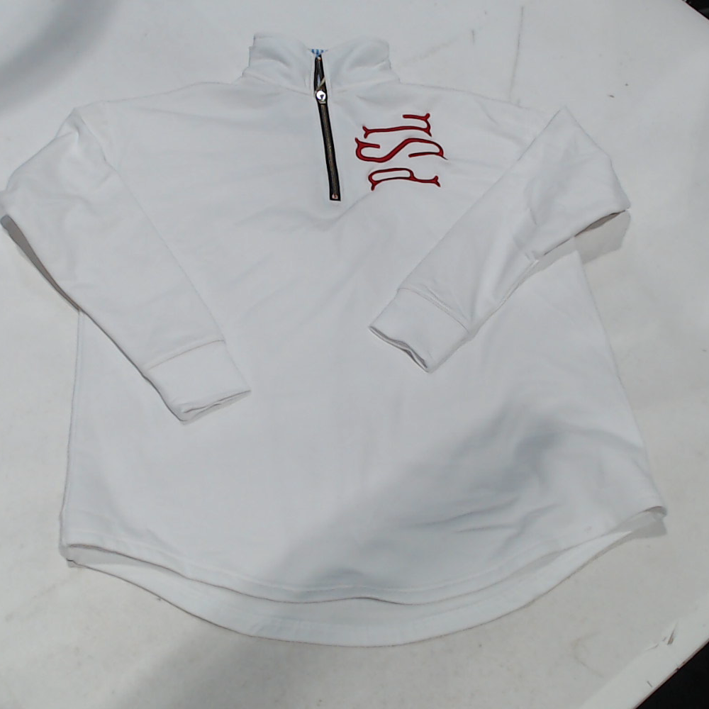 BLOOPER CLOTHING: Monogrammed Quarter Zip Sweatshirt