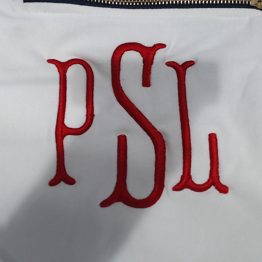 BLOOPER CLOTHING: Monogrammed Quarter Zip Sweatshirt