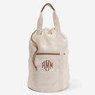 Monogrammed Packable Laundry Bag | Ivory