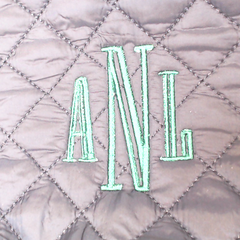 BLOOPER BAG: Monogrammed Diamond Quilted Crossbody