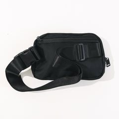 back pocket of personalized belt bag