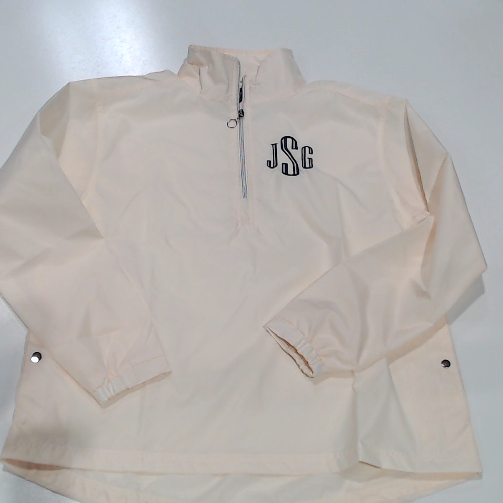 BLOOPER CLOTHING: Monogrammed Windbreaker Pullover
