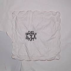 BLOOPER ACCESSORY: Monogrammed Pillow Sham