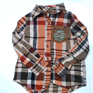 BLOOPER KIDS: Monogrammed Kids Plaid Layering Tunic