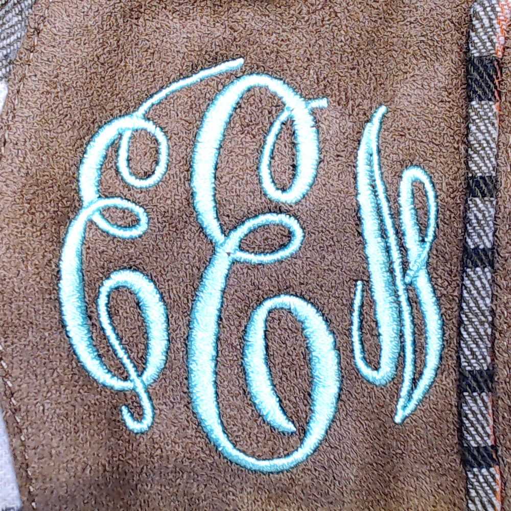 BLOOPER KIDS: Monogrammed Kids Plaid Layering Tunic