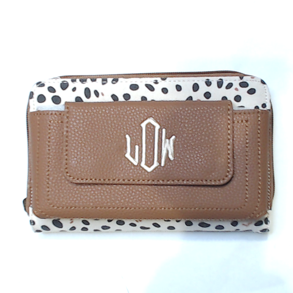 BLOOPER ACCESSORY: Monogrammed Phone Wallet Wristlet