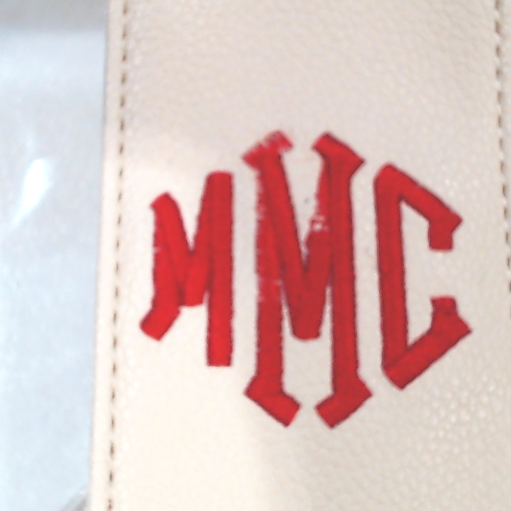 BLOOPER BAG: Monogrammed Clear Stadium Crossbody Bag
