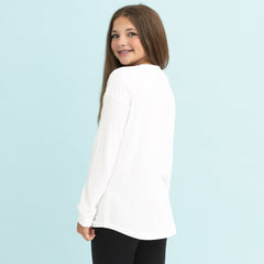 kids long sleeve shirt back view