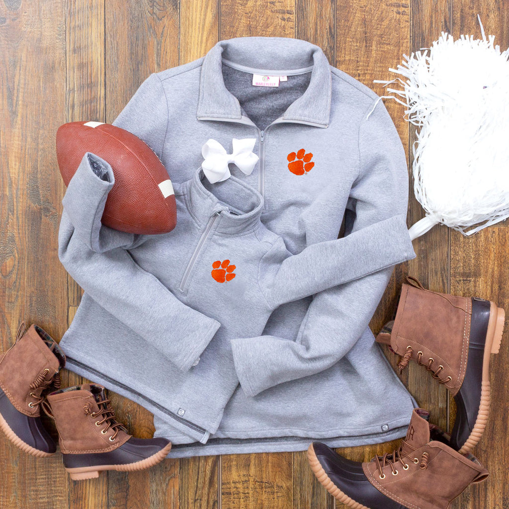 mom and me clemson pullover sweatshirts