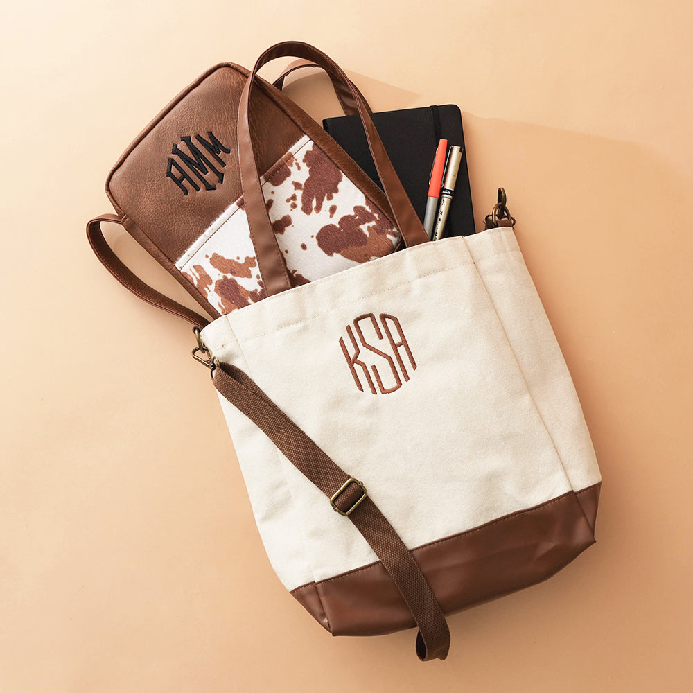 ivory 2024 canvas bag flatlay