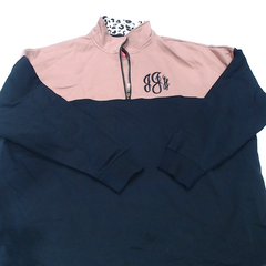 BLOOPER CLOTHING: Monogrammed Quarter Zip Sweatshirt