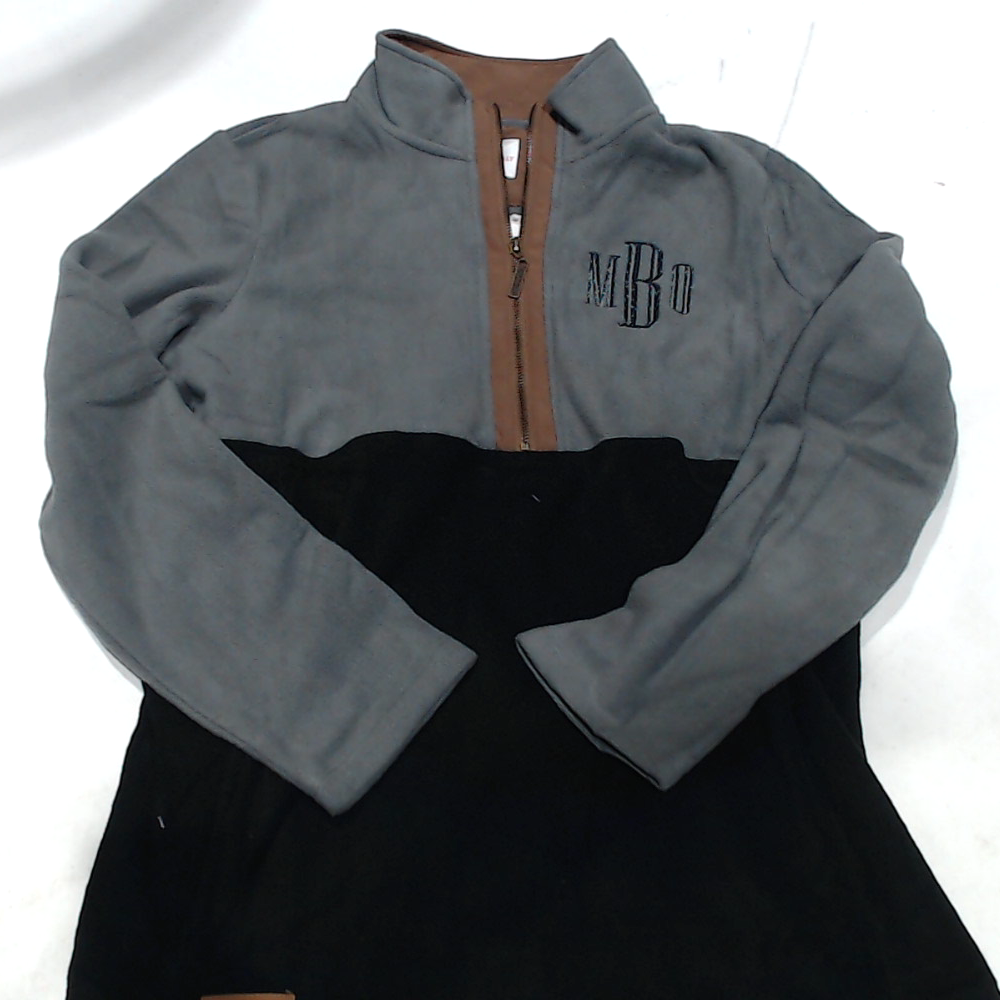 BLOOPER CLOTHING: Monogrammed Colorblock Fleece Pullover