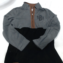 BLOOPER CLOTHING: Monogrammed Colorblock Fleece Pullover