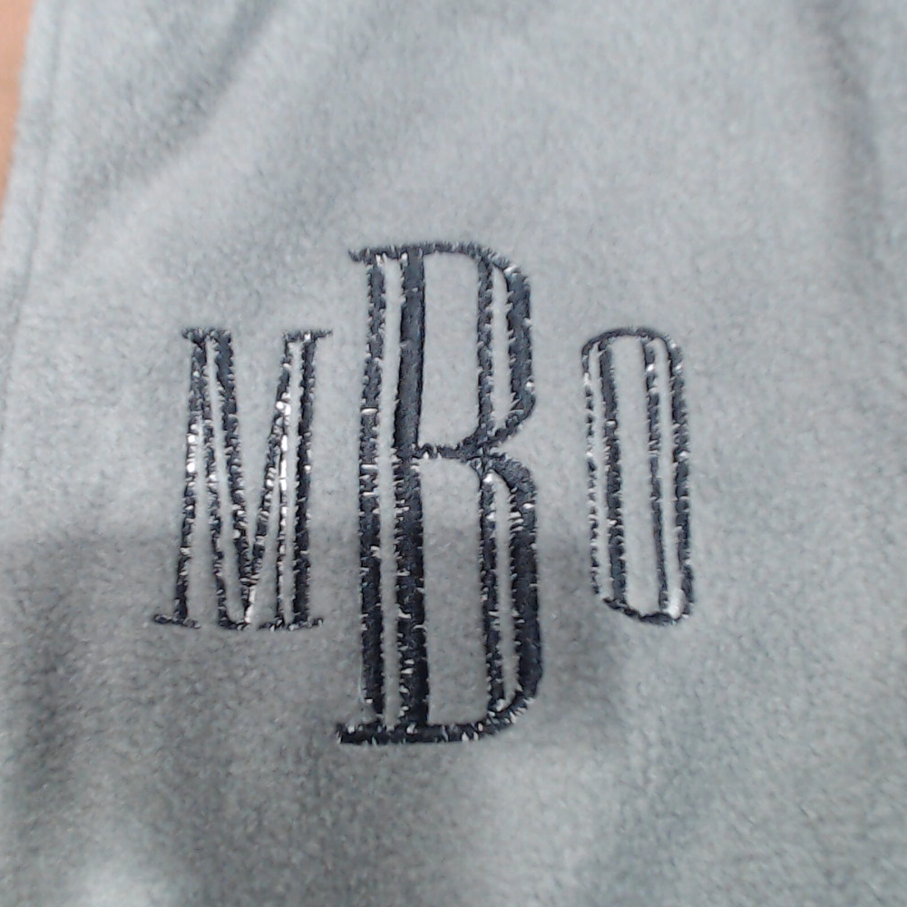 BLOOPER CLOTHING: Monogrammed Colorblock Fleece Pullover