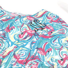 BLOOPER CLOTHING: Monogrammed Cinch Waist Cover Up