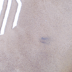 BLOOPER BAG: Monogrammed Suede Saddlebag
