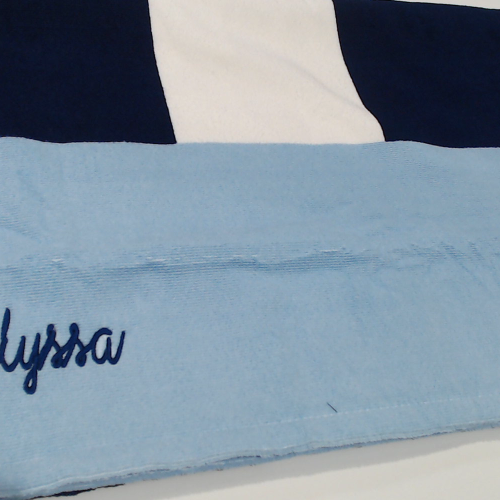 BLOOPER SWIM: Monogrammed Beach Towel